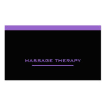 Thérapeute de massage cartes de visite professionnelles