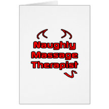 Thérapeute vilain de massage carte