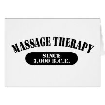 Thérapie de massage depuis 3.000 B.C.E. Carte De Vœux