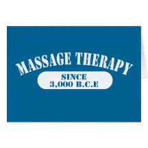 Thérapie de massage depuis 3.000 B.C.E. Cartes De Vœux