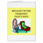therapists know best greeting card
