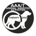 THERAPY DOG ANIMAL ASSISTED ACTIVITIES stickers