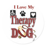 Therapy Dog Owners Gifts Stickers