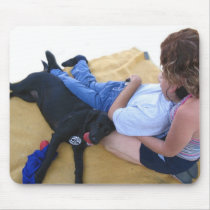 THERAPY DOG PHOTO 4 MOUSE PADS