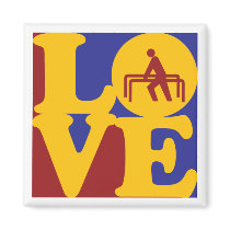 Therapy Love Refrigerator Magnet