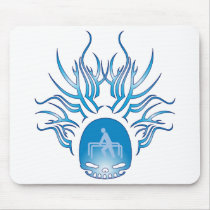Therapy Skull Mouse Pad