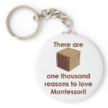 There are 1000 Reasons to Love Montessori Key Chains