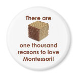 There are 1000 Reasons to Love Montessori Magnet