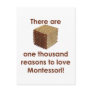 There are 1000 Reasons to Love Montessori Post Cards