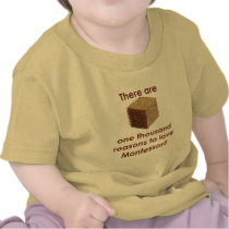 There are 1000 Reasons to Love Montessori T-shirts