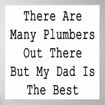 There Are Many Plumbers Out There But My Dad Is Th Poster