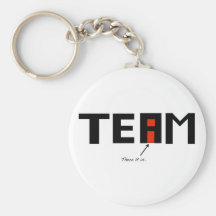There is an i in "team" key chain