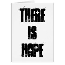there is hope (front) greeting cards