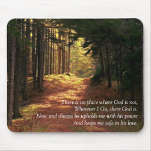There is no place where God is not Mousepads
