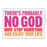 There Is Probably No God Cards