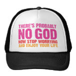There Is Probably No God Mesh Hat