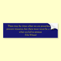 There may be times when we are powerless to pre... bumper stickers