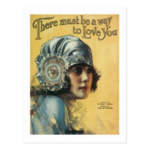 There Must Be A Way To Love You Vintage Songbook C Postcard