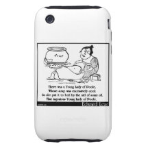 There was a Young Lady of Poole Tough iPhone 3 Covers