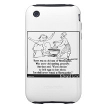There was an old man of Thermopylae iPhone 3 Tough Covers
