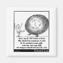There was an Old Person of Mould Refrigerator Magnet