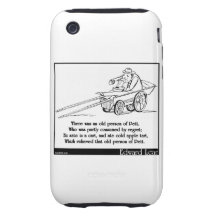 There was an old person of Pett iPhone 3 Tough Covers
