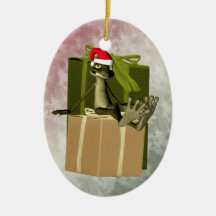 THERE WRAPPED...WHEW! CHRISTMAS TREE ORNAMENTS