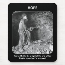 thered-better-be-a-light-at-the-end-of mousepad