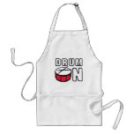 therefore on apron