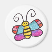 There's A Butterfly On My Magnet!