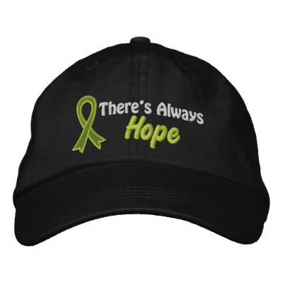 There's Always Hope - Lymphoma Awareness Baseball Cap