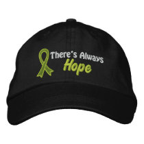 There's Always Hope - Lymphoma Awareness Baseball Cap