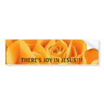 THERE'S JOY IN JESUS!!!...RELIGIOUS BUMPER STICKER