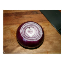 There's Love in Onions Post Card
