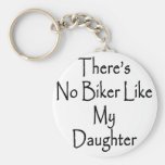 There's No Biker Like My Daughter Keychain