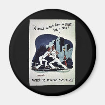 There's No Medicine For Regret Fridge Magnet