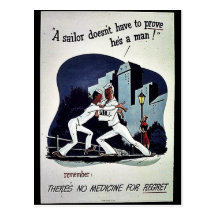 There's No Medicine For Regret Postcard