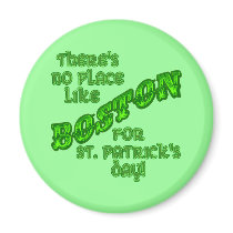 There's No Place Like Boston for St. Patrick's Day Magnets