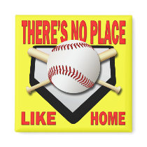 THERE'S NO PLACE LIKE HOME REFRIGERATOR MAGNET