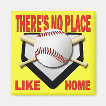 THERE'S NO PLACE LIKE HOME REFRIGERATOR MAGNET