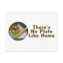 Theres No Plate Like Home (Baseball) Postcard
