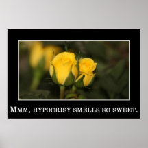 There's nothing like the sweet smell of hypocrisy print