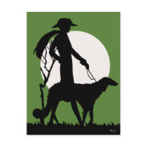 Theresa in Green - Postcards