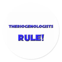 Theriogenologists Rule! Round Stickers