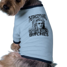 Thermodynamique Tee-shirts Pour Animaux Domestiques