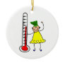 Thermometer Kid Ornaments