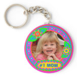 ther's Day / m Custom Photo & Text Keychain