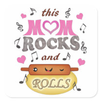 ther's Day / m Rock & Bake usepad Sticker