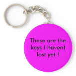 These are the keys I havent lost yet ! Key Chain