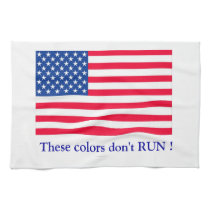 THESE COLORS DON'T RUN...AMERICAN FLAG...KITCHEN kitchen towels